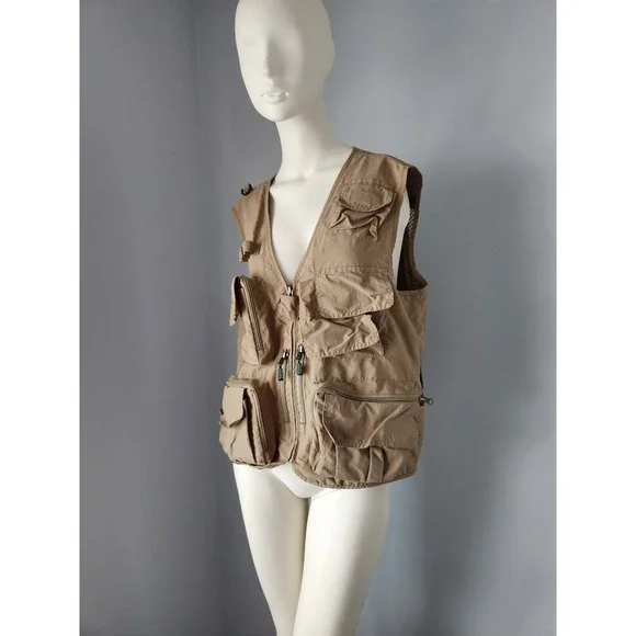 Utility Tactical Fishing Vest Outdoors Photography Bird Watching Gorpcore MEDIUM - Picture 4 of 16